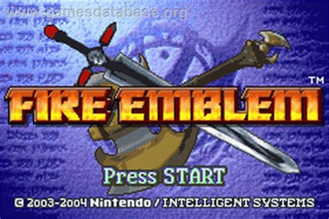 fire emblem guide|fire emblem gba title screen.